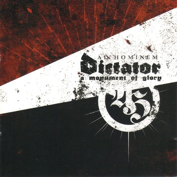 Cover Dictator A Monument Of Glory