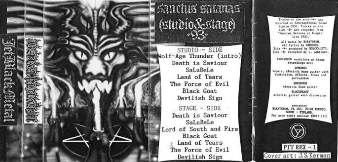 Cover Sanctus Satanas (Studio & Stage)