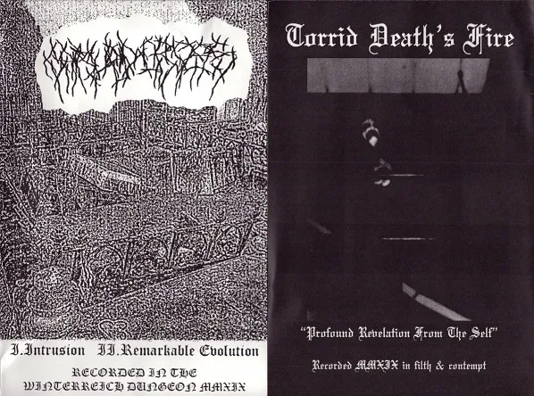 Cover Carved Cross / Torrid Death's Fire