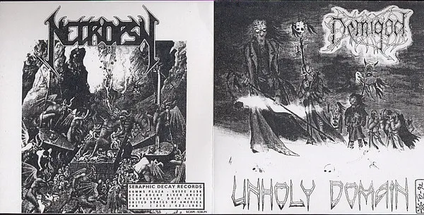 Cover Unholy Domain / Necropsy