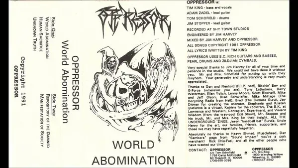 Cover World Abomination